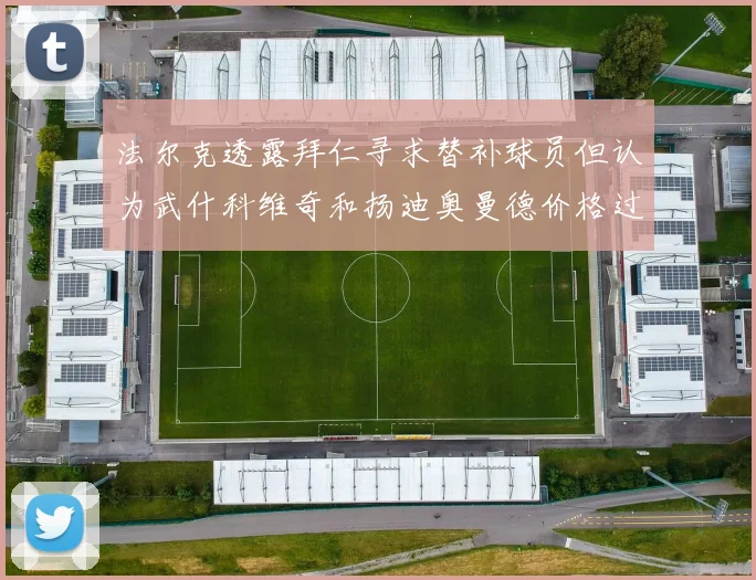 法尔克透露拜仁寻求替补球员但认为武什科维奇和扬迪奥曼德价格过高